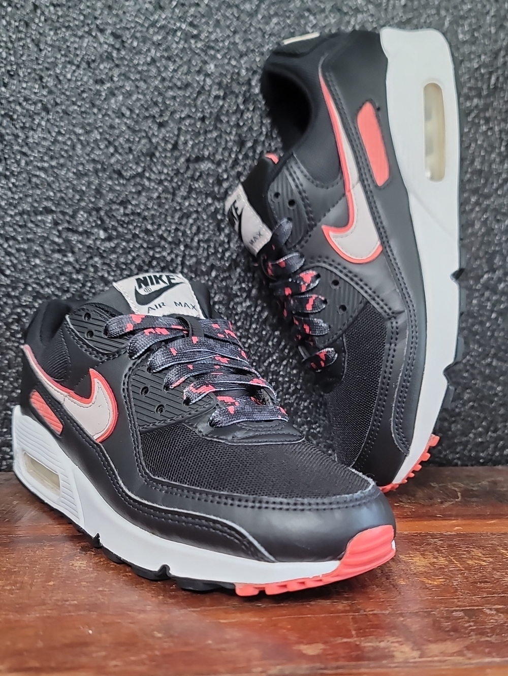 🔥 Nike Air Max 90 "Light Soft Pink Black" Wmns 7 Great Condition Fast Shipping